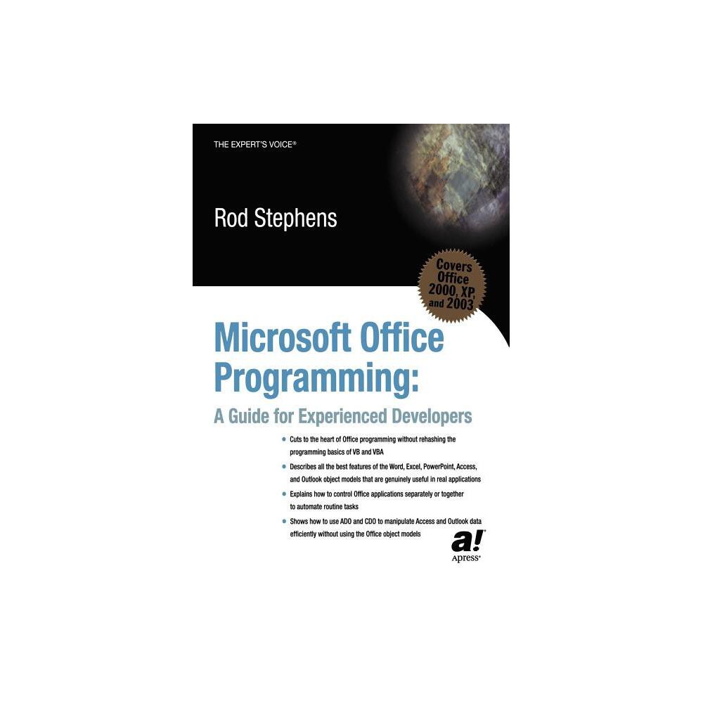 Microsoft Office Programming - (Expert's Voice) by Rod Stephens (Paperback)