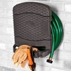 The Lakeside Collection Garden Water Hose Reel Hanger with Storage 1 Pieces - 3 of 3
