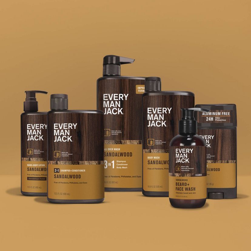 Every Man Jack Sandalwood Bath and Body Collection
