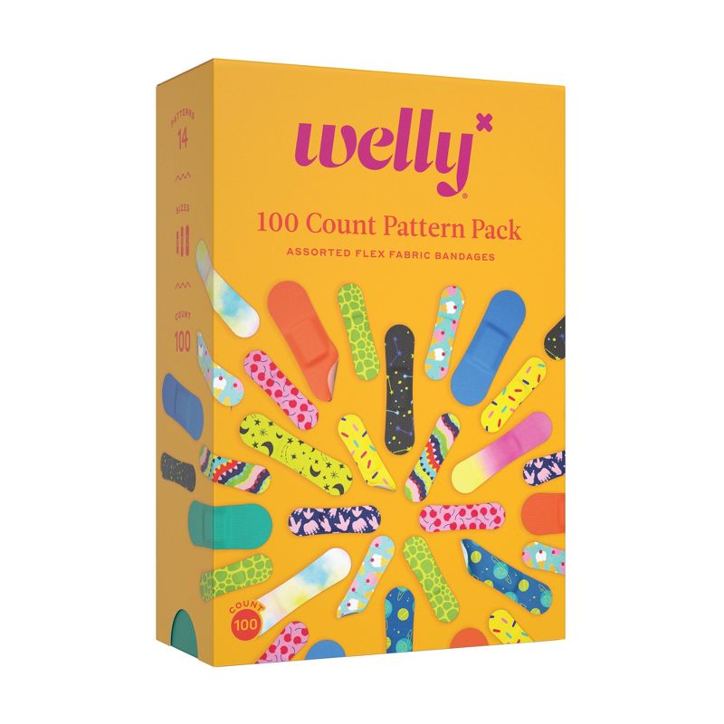 Welly Flex Fabric Assorted Bandage Pack Refills - 100ct, 6 of 11