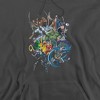 Batman Saints And Psychos Adult Pull-Over Hoodie - 2 of 4