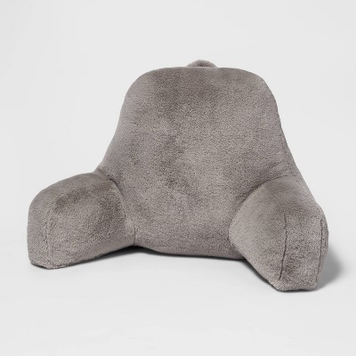 Faux Fur Backrest Gray - Pillowfort™