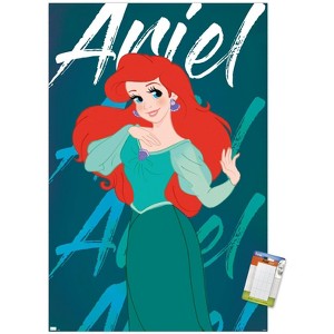 Trends International Disney Princess: Flower Senses - Ariel Unframed Wall Poster Print White Mounts Bundle 22.375" x 34" - 1 of 4