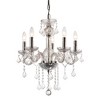 Maxax 25.6" 5-Light Crystal Chandelier, Contemporary Ceiling Lighting for Sloped Ceilings, Dining Room Bedroom - 3 of 4