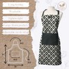 Evideco French Home Goods 4-Piece Kitchen Accessories Set: Includes Apron, Oven Mitt, Pot Holder, and Towel - 3 of 4