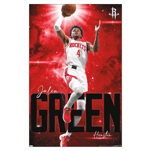 Trends International NBA Houston Rockets - Jalen Green 23 Framed Wall Poster Prints - 1 of 4