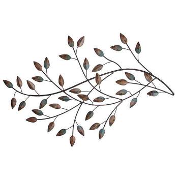 Blowing Leaves Wall Decor Brown - Stratton Home Decor