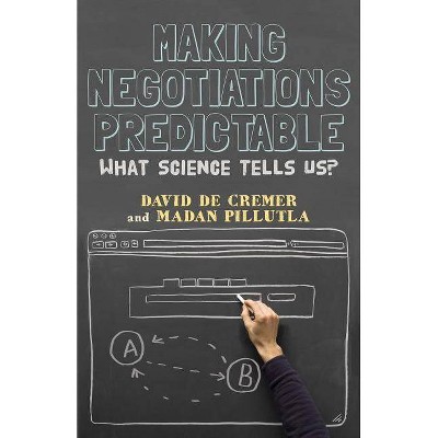 Making Negotiations Predictable - by  David de Cremer & Madan Pillutla (Hardcover)