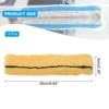 Unique Bargains Microfiber Window Scrubber Replacement Head for Glass - 2 of 4