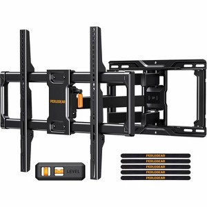 Full Motion TV Wall Mount for Most 42–84 inch Flat Curved TVs up to 132 lbs, Bracket with Articulating Arms, Swivel, Tool-Free Tilt - 1 of 4