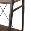 71.5" Newnan Modern Industrial 4 Shelf Etagere Ladder Bookcase - Christopher Knight Home - 4 of 4