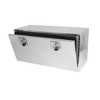 36-Inch Heavy Duty Aluminum Tread Tool Box, Truck Trailer Underbody Storage Toolbox , Sealing  RV Storage Organizer Tools Chest Box - 2 of 4