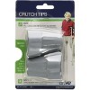 Drive Medical Crutch Tips Gray 7/8", 2 Ct - 3 of 3