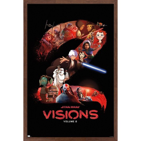 24x36 Star Wars - V One Sheet Framed Poster Trends International : Target