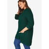 Woman Within Plus Size Button-Front Shaker Cardigan - 4 of 4