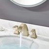 ChicFurnit Bathroom Sink Faucet Widespread Two Handles with Pop Up Drain for Elegant Bathrooms, Gold, 17"*11"*3" - 2 of 4