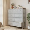 Kumasinova Dresser for Bedroom,Tall Chest of Drawers with Metal Frame and Wood Top,Storage Tower for Kid Room,Closet,Entryway,Nursery - 2 of 4
