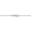 Black Bow Jewelry 0.85mm 14k White Gold Diamond Cut Solid Cable Chain Necklace - image 4 of 4