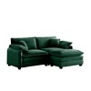 81" Corduroy Modular L-Shaped Sectional Sofa with Ottoman - 4 of 4
