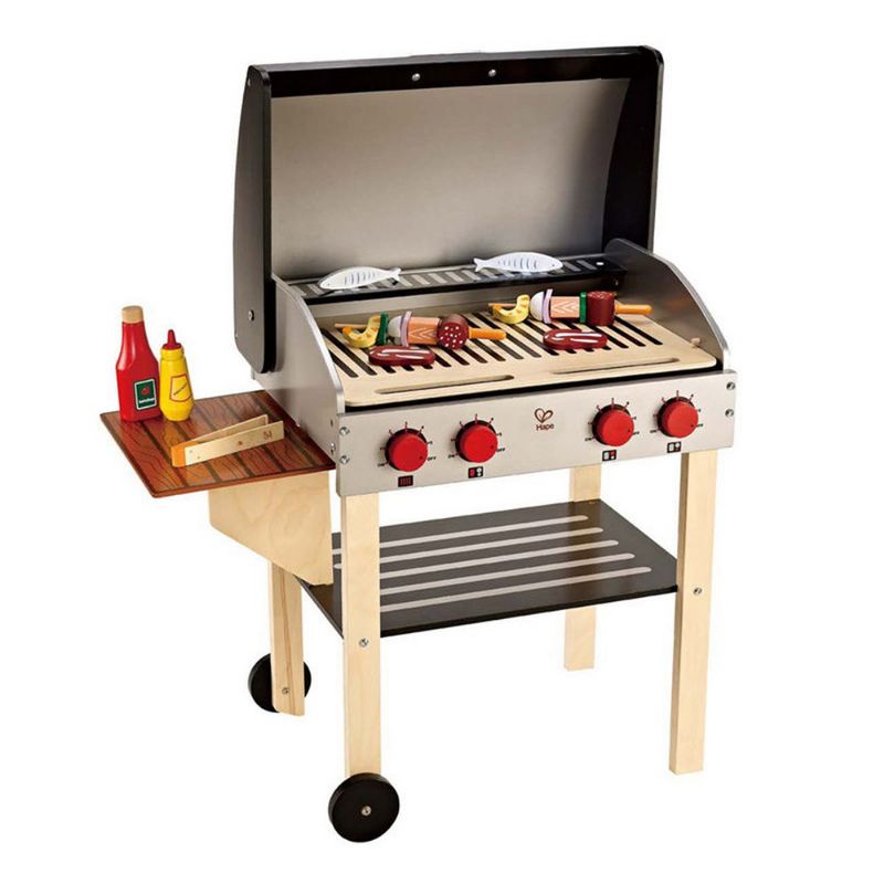 HAPE Wooden Gourmet Grill and Shish Kabob Play Kitchen, 1 of 6
