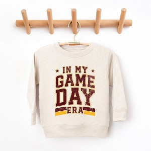 The Juniper Shop In My Game Day Era - Maroon Toddler Graphic Sweatshirt - 1 of 3