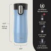 Contigo AUTOSEAL West Loop Vacuum-Insulated Stainless Steel Travel Mug with Easy-Clean Lid, 16 oz, Salt Frosted Pearl & Glacier Frosted Pearl, 2-Pack - 2 of 4