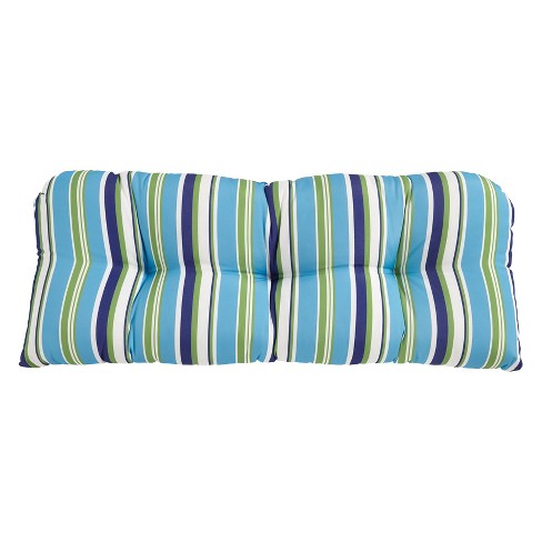 Outdoor wicker 2024 settee cushions