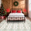 Washable Christmas Rug Xmas Tree Floor Mats with Non-Slip Backing, Kitchen - 2 of 4