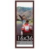 PosterPalooza | Panoramic Classic Modern Brown Frame - UV Acrylic, Foam Board Backing, Hanging Hardware - 3 of 4