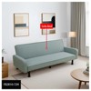 DOMETOUR Modern Calico Sofabed – Convertible Sleeper Sofa for Living Room, Apartment or Guest Room - 2 of 4