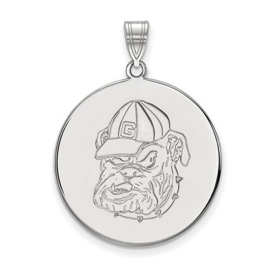 Handcrafted 10k White Gold English Bulldog Charm Pendant - Polished Pet Jewelry Gift! - View #7