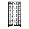 Dovelina Outdoor Freestanding Metal Privacy Screen Decorative Garden Fence - 3 of 4