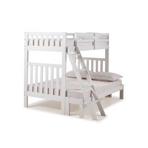 Twin Over Full Aurora Bunk Bed White - Alaterre Furniture