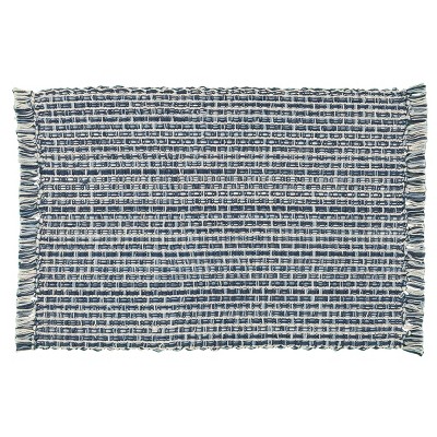 Design Imports Grey Tonal Tweed Placemat Set of 6