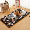COZONY Japanese Floor Futon Mattress, Floral Style Twin Size 3 Inch Thick Roll Up Tatami Mat for Camping Guest Room - 4 of 4