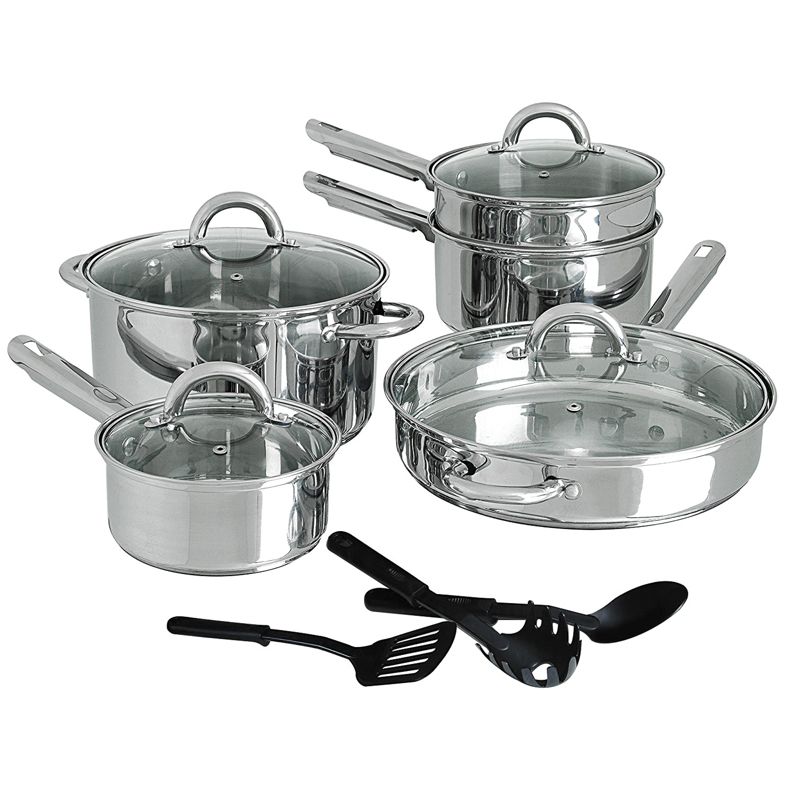 Cusine Select Abruzzo Stainless Steel 12 Piece Cookware Set, 1 of 5