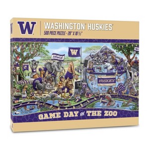 NCAA Washington Huskies Game Day at the Zoo 500pc Jigsaw Puzzle - 1 of 3