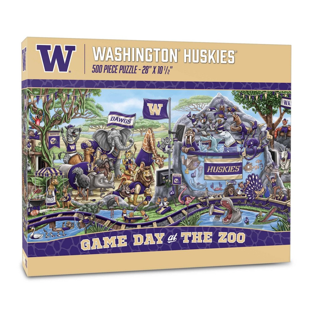 Photos - Jigsaw Puzzle / Mosaic NCAA Washington Huskies Game Day at the Zoo 500pc Puzzle