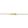Black Bow Jewelry 0.65mm 10k Yellow Gold Diamond Cut Wheat Chain Necklace - 4 of 4