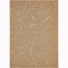 Unique Loom    Outdoor Botanical Vine Area Rug - 2 of 4
