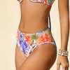 Women's Vibrant Tropical Print High-Waisted Bikini Bottoms - Cupshe - 2 of 4