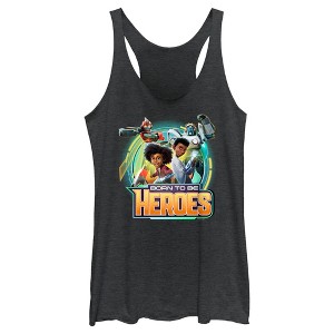 Women's Transformers: EarthSpark Born To Be Heroes Racerback Tank Top - 1 of 4