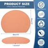 Unique Bargains Silicone Heat Resistant Waterproof Oil Proof Semicircle Placemats - 2 of 4