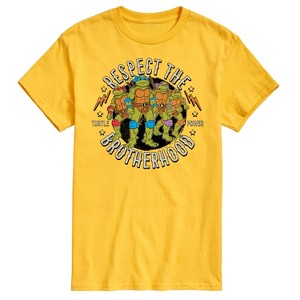 Men's - Teenage Mutant Ninja Turtles - Respect The Brotherhood Short Sleeve Graphic T-Shirt - 1 of 4