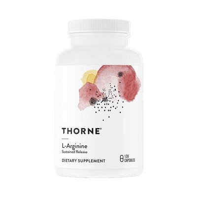 THORNE L-Arginine Sustained Release (Formerly Perfusia-SR) - Support Heart Function and Optimal Blood Flow* 120 Capsules - 60 Servings