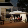 EROMMY 10x10 Ft Pop Up Canopy Tent With 2 Sidewalls, Waterproof Sun Shade Tent For Commercial Events, Markets, And Backyard Gatherings - 4 of 4