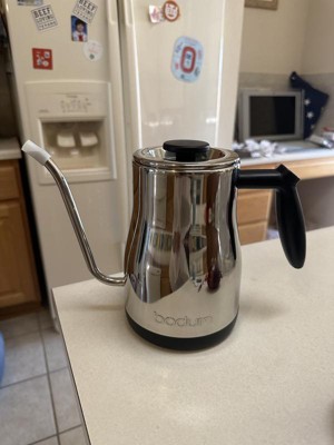 Bodum Goose Neck 34oz Electric Water Kettle - Stainless Steel
