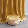 HLC.ME Sawyer Premium Luxurious Lush Velvet Soft Light Filtering Grommet Window Drapery Curtains - Set of 2 - 4 of 4