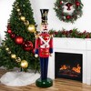 Northlight Fiberglass Commercial Christmas Toy Soldier with Jewels - 6.25' - 2 of 4