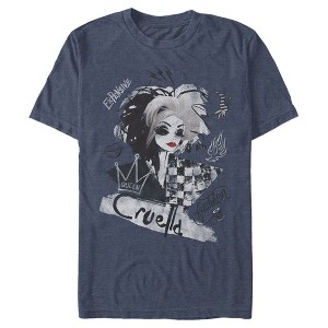 Men's Cruella Fashion Sketch T-Shirt - 1 of 4